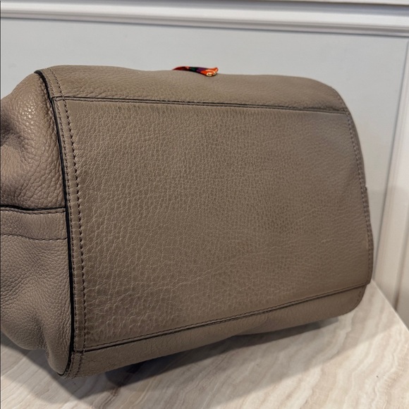 Tory Burch Bag Half Moon Taupe Tote - Picture 7 of 17